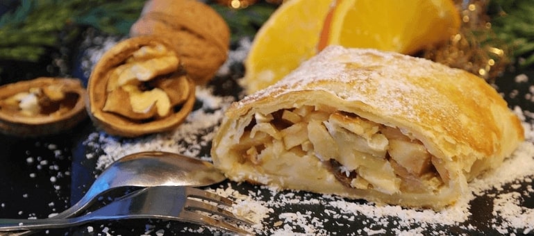 a-cross-section-view-of-apple-strudel-popular-pastries-in-the-world