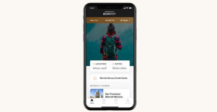 Marriott Bonvoy mobile app