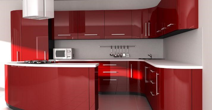 G-shaped-kitchen-layout-with-red-finishings