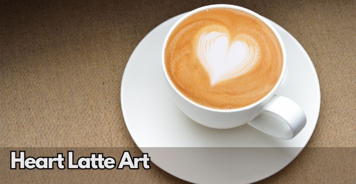 heart latte art