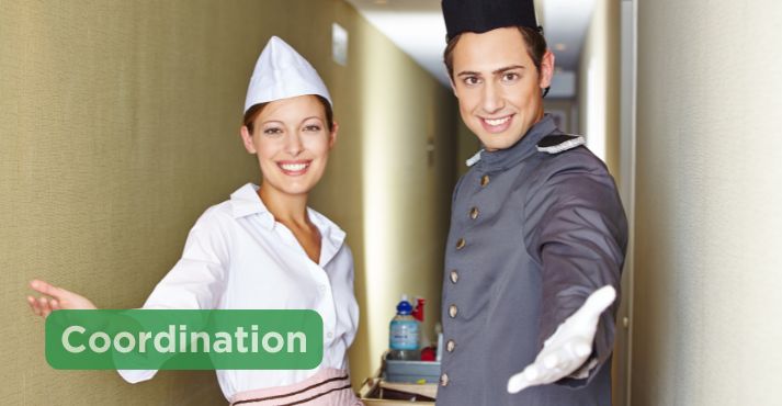 hotel housekeeping coordination