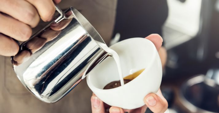 milk pitcher for latte art