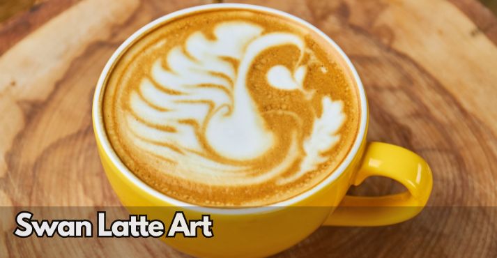 swan latte art