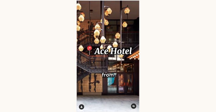 Instagram reel by the Ace Hotel
