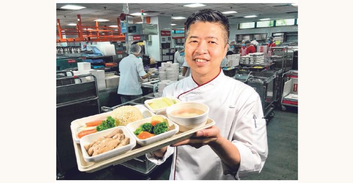 Food served at Tan Tock Seng Hospital, Singapore