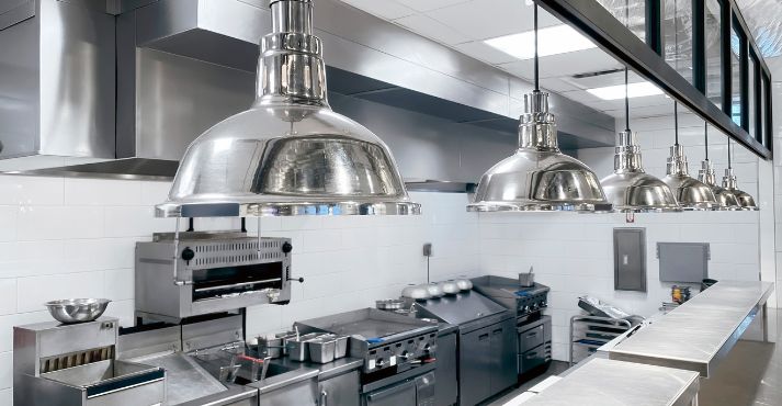 commercial cooking range