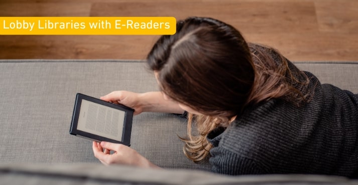 Lobby Libraries with E-Readers