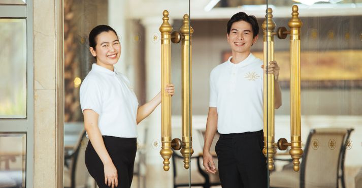 Peninsula Manila hotel staff