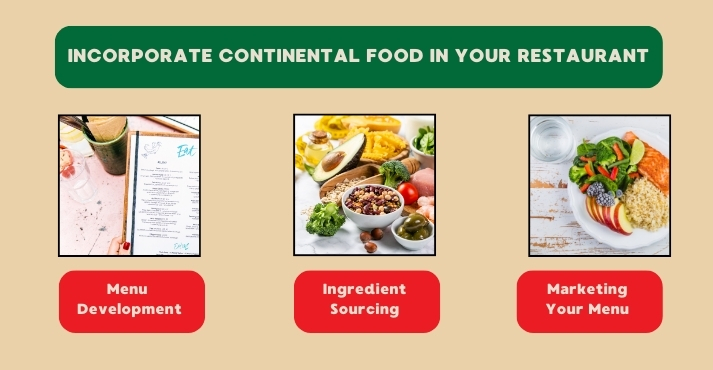 Add Continental Cuisine in Restaurant